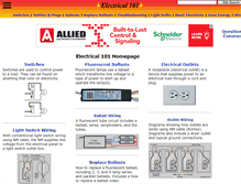 Tablet Screenshot of electrical101.com
